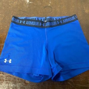Blue Under Armour spandex